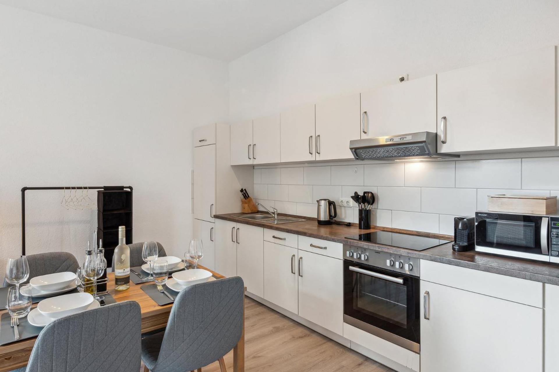 Homespace - Magdeburg - Gemuetliches Apartment Mit Balkon 외부 사진
