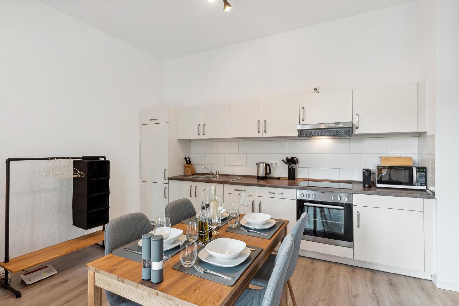 Homespace - Magdeburg - Gemuetliches Apartment Mit Balkon 외부 사진