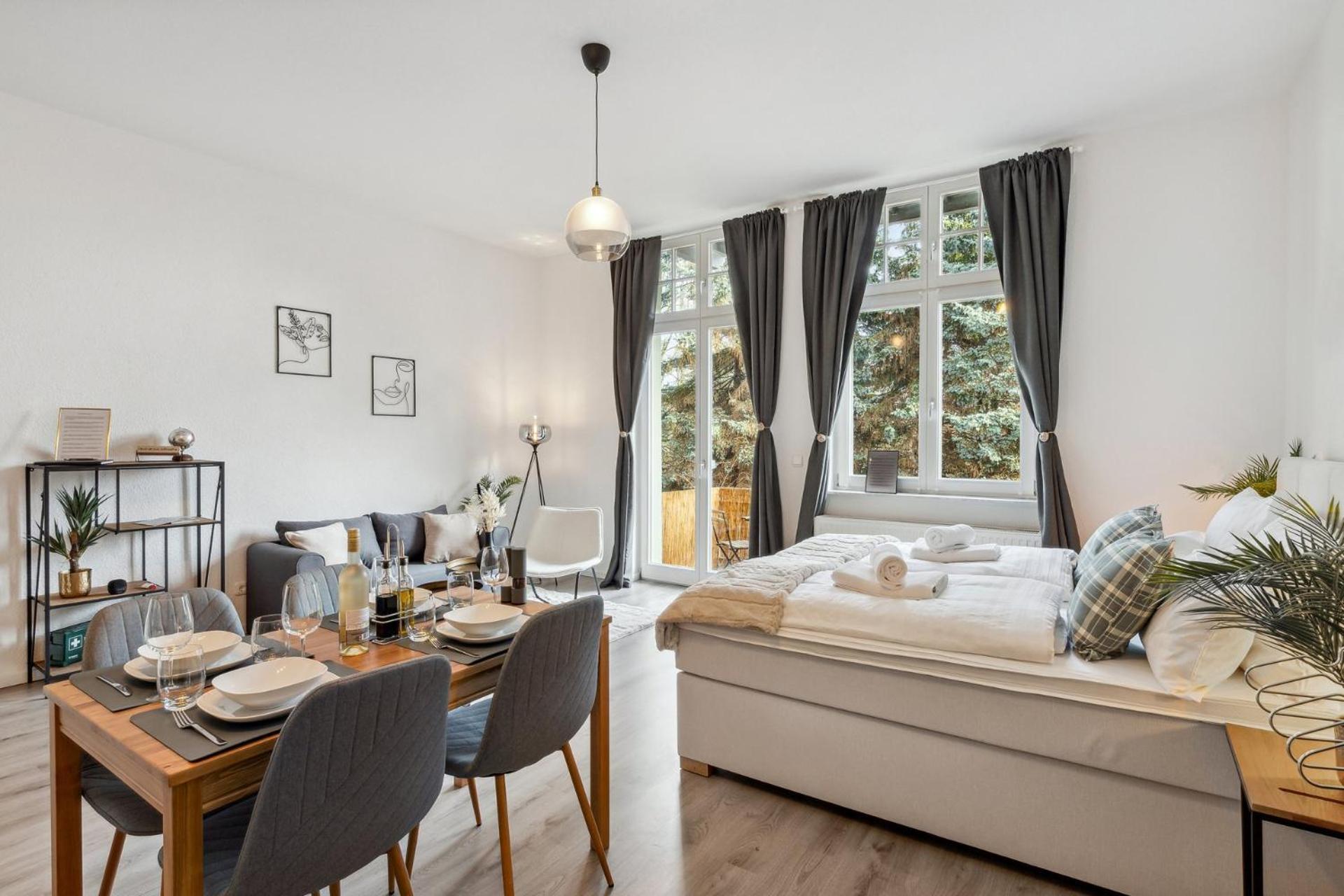 Homespace - Magdeburg - Gemuetliches Apartment Mit Balkon 외부 사진